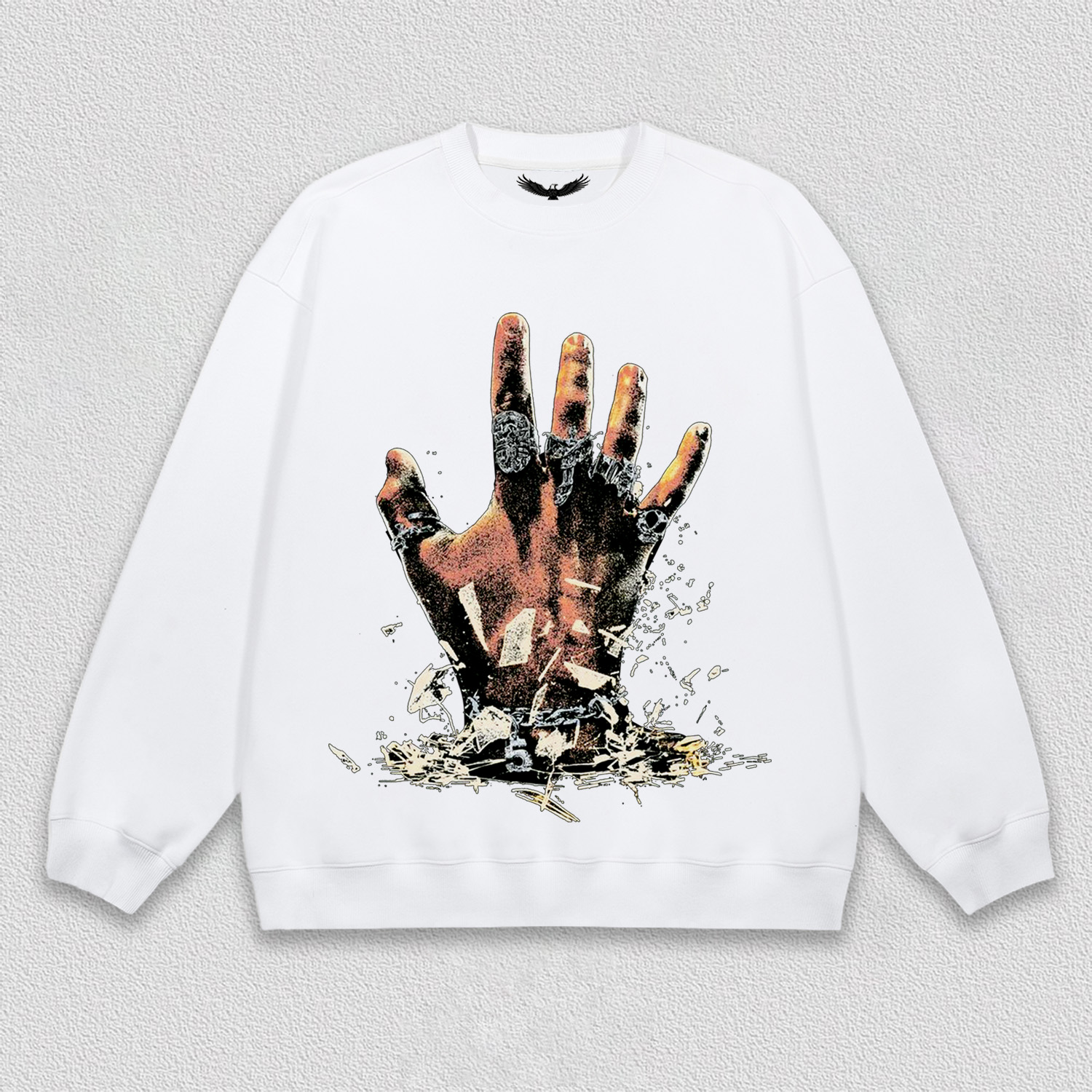 Breaking - Boundaries Hand Printed T-Shirt