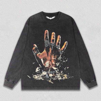 Breaking - Boundaries Hand Printed T-Shirt