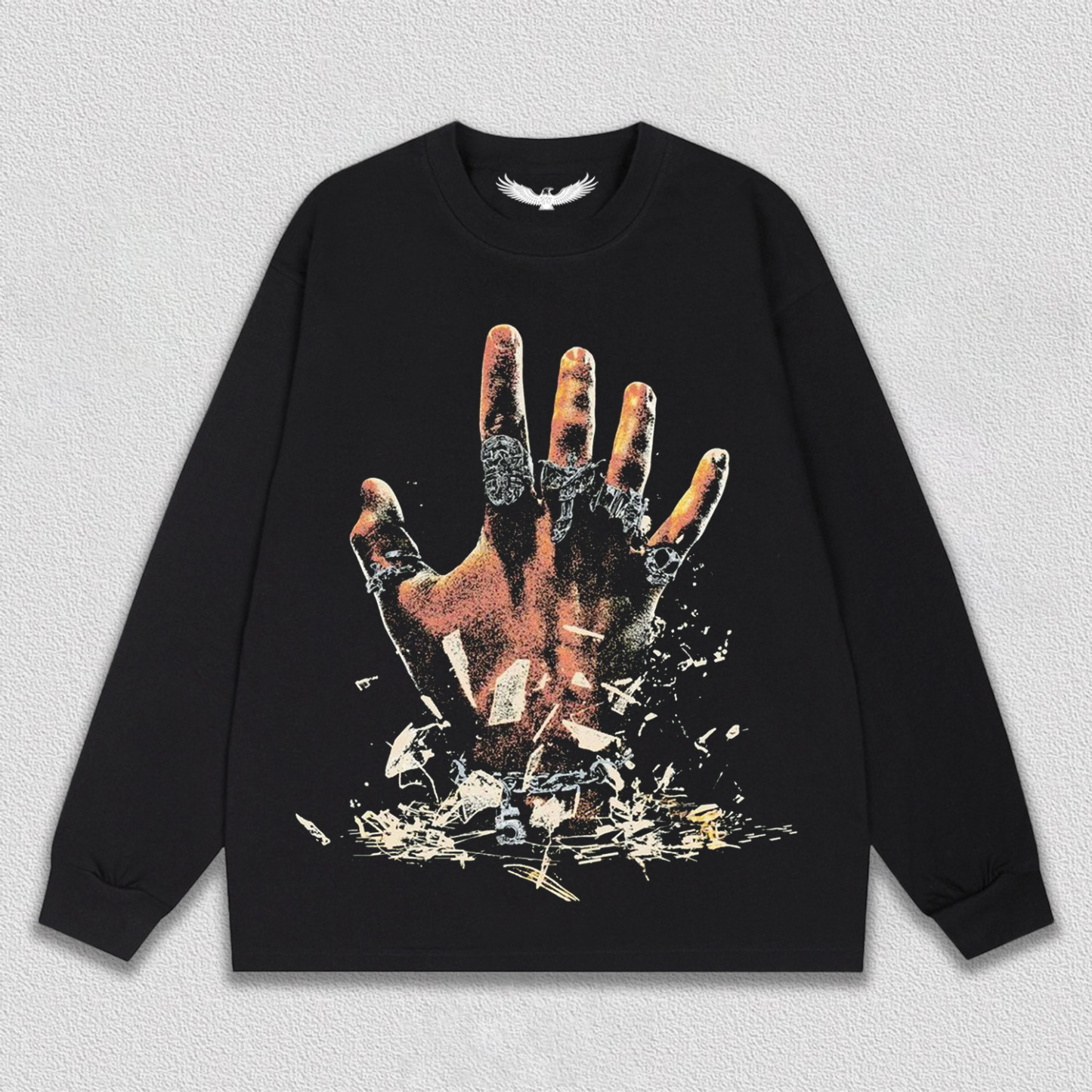 Breaking - Boundaries Hand Printed T-Shirt