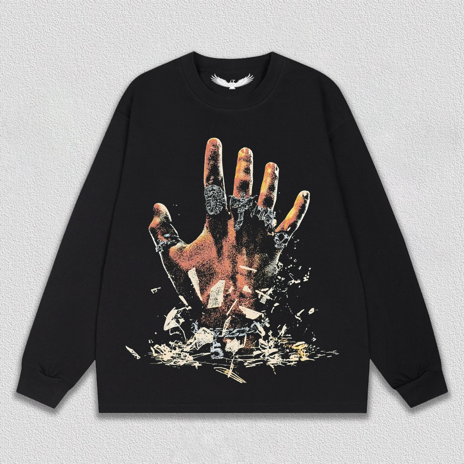 Breaking - Boundaries Hand Printed T-Shirt