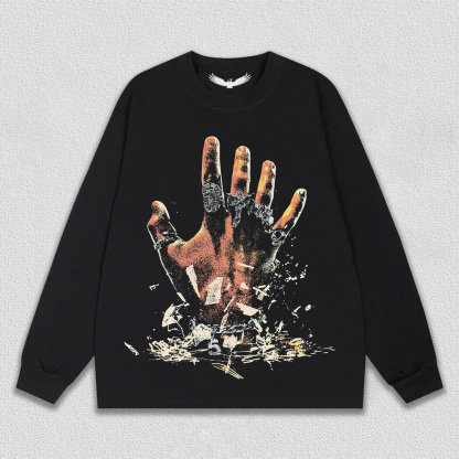 Breaking - Boundaries Hand Printed T-Shirt