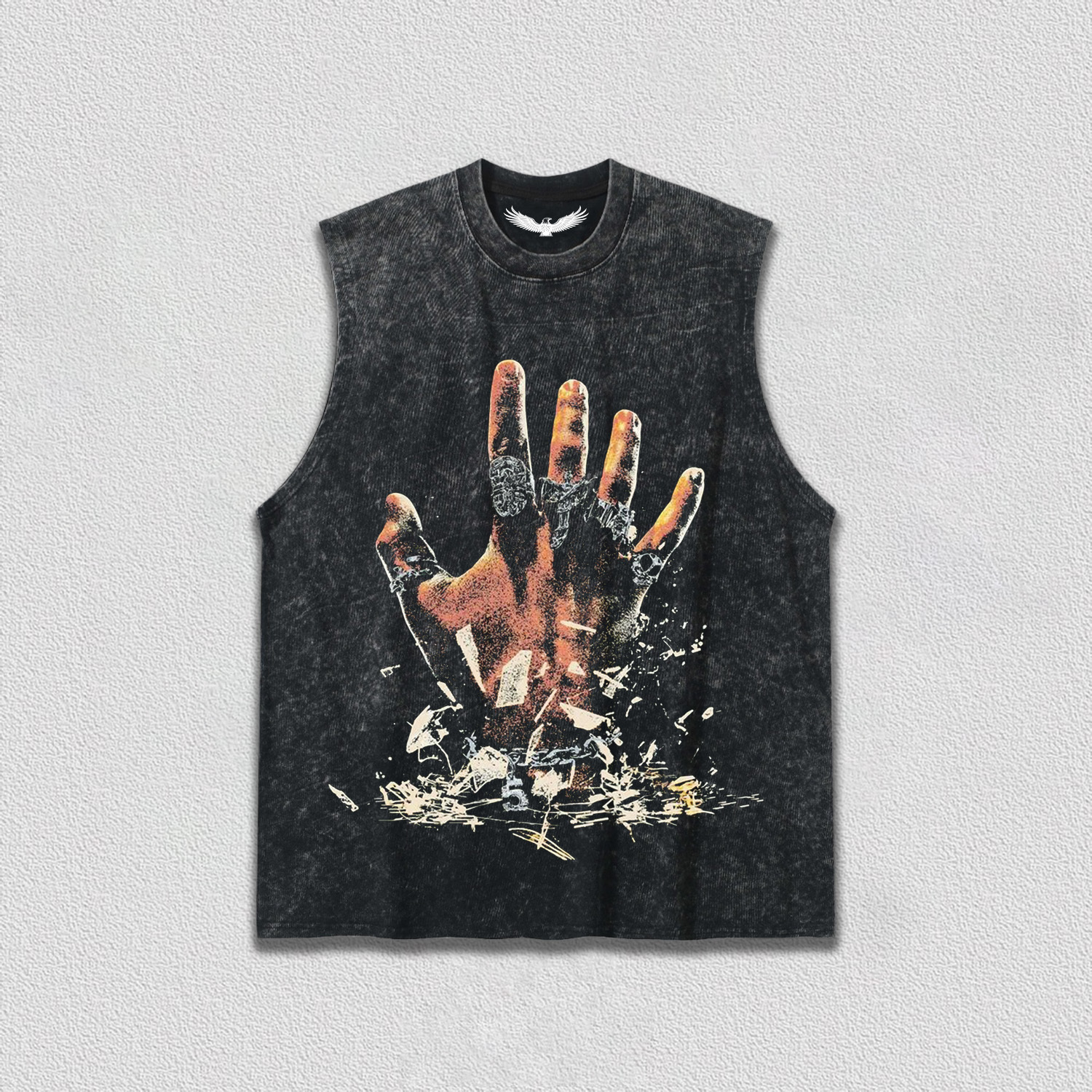 Breaking - Boundaries Hand Printed T-Shirt