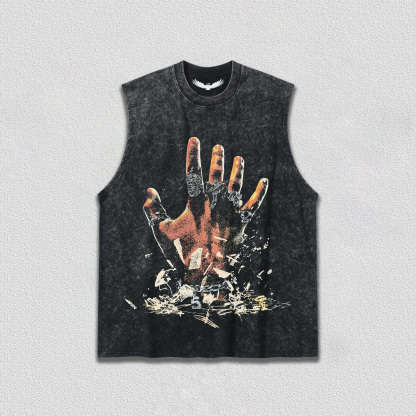 Breaking - Boundaries Hand Printed T-Shirt