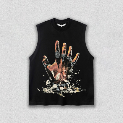 Breaking - Boundaries Hand Printed T-Shirt