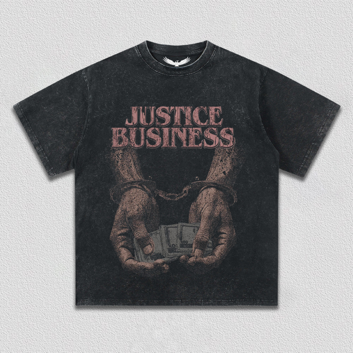 "Justice Business" Themed T-Shirt