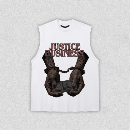 "Justice Business" Themed T-Shirt