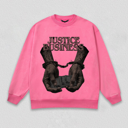 "Justice Business" Themed T-Shirt