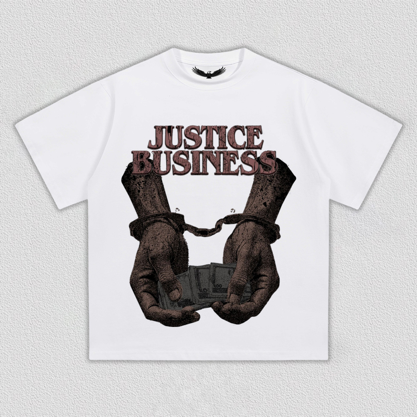 "Justice Business" Themed T-Shirt