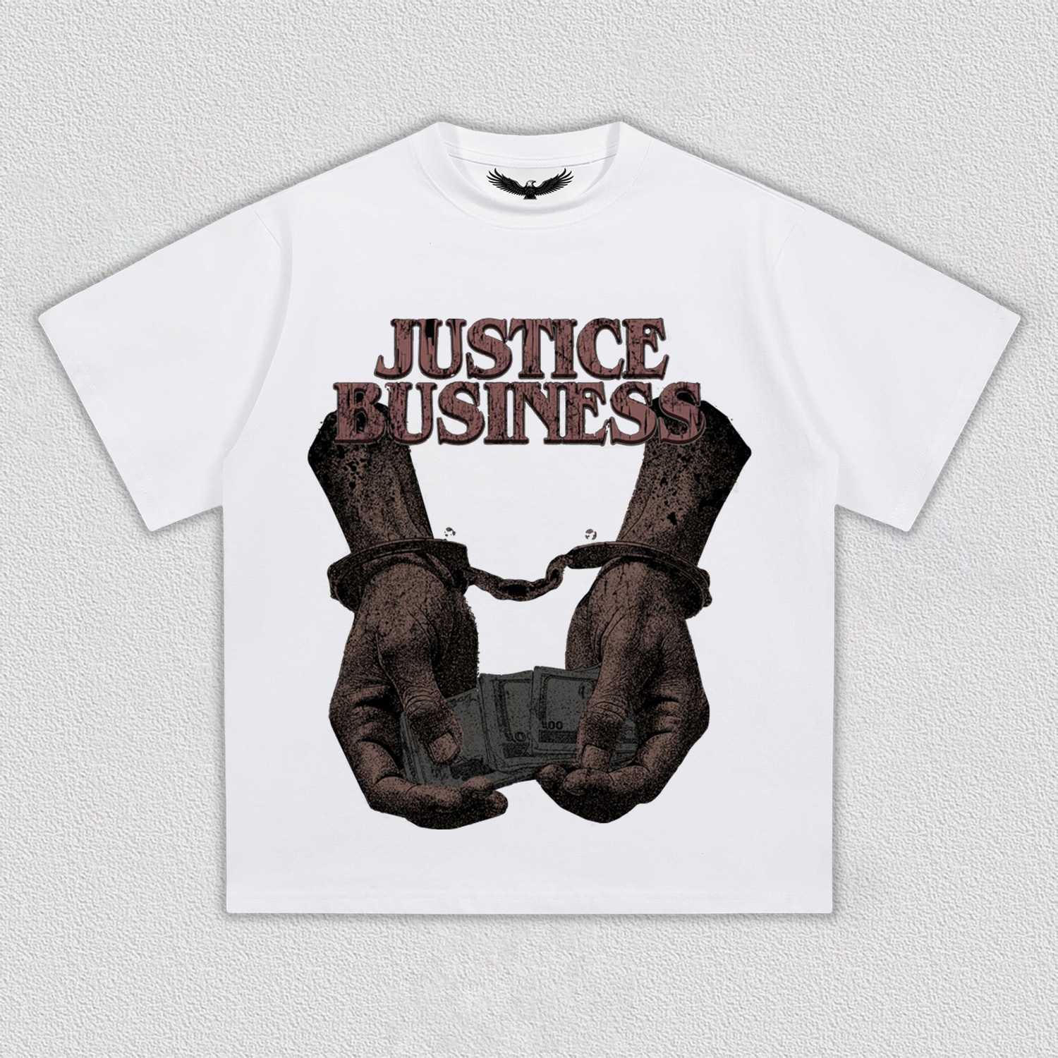 "Justice Business" Themed T-Shirt