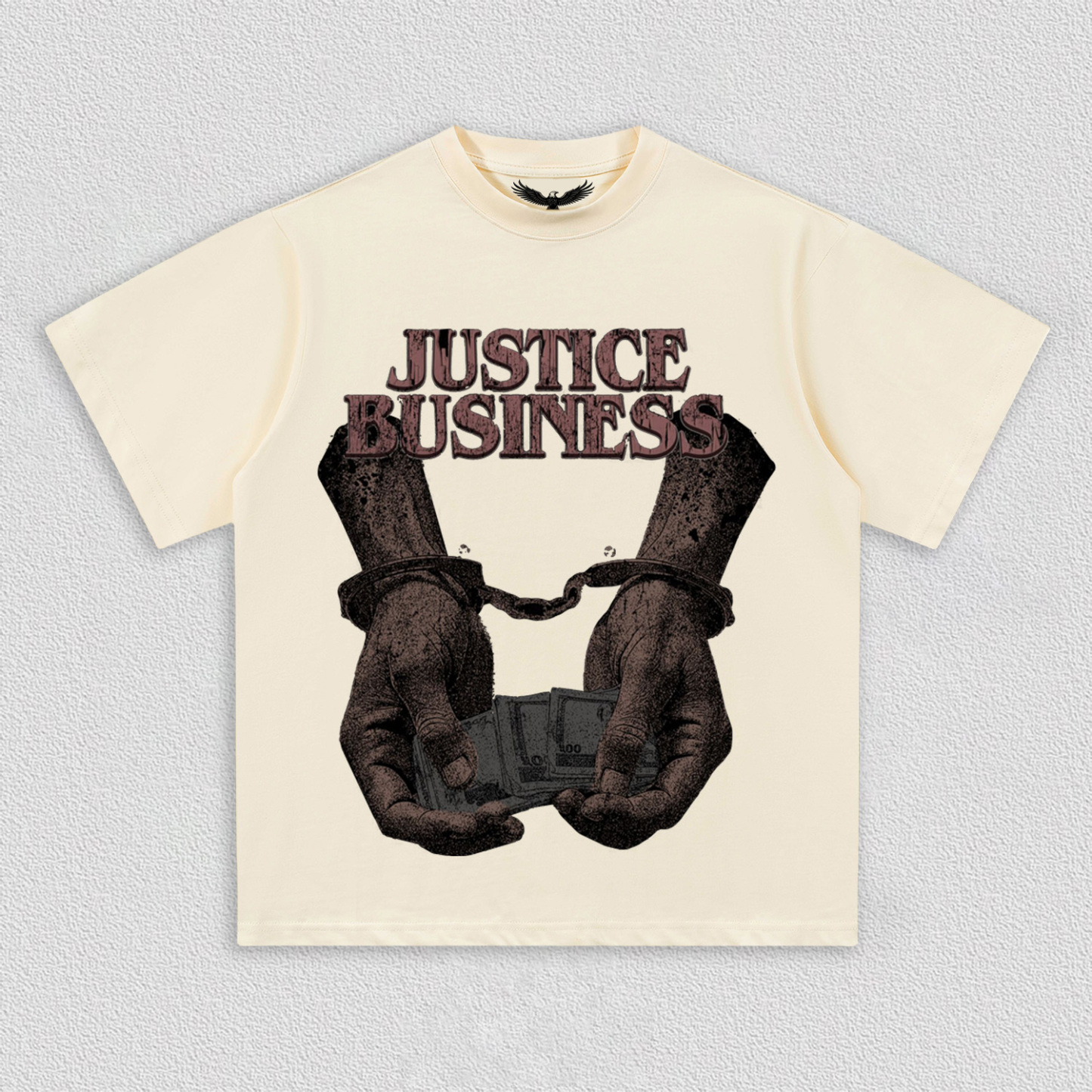 "Justice Business" Themed T-Shirt