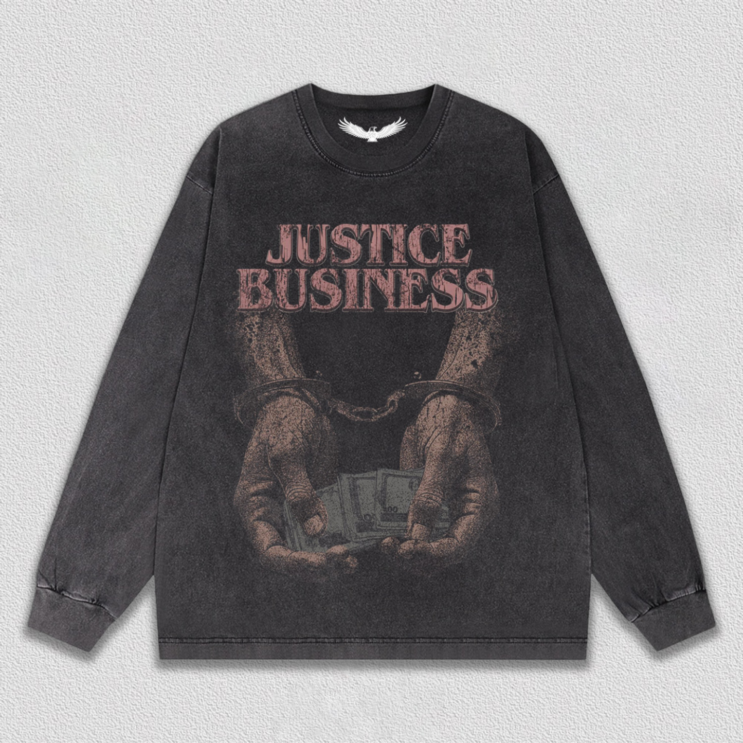 "Justice Business" Themed T-Shirt