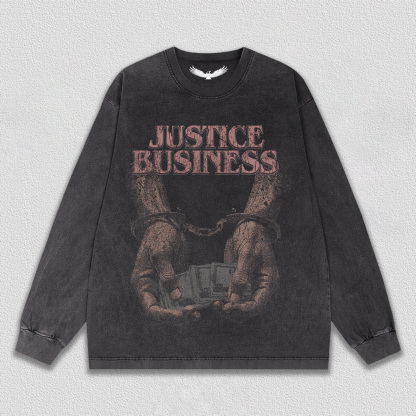 "Justice Business" Themed T-Shirt