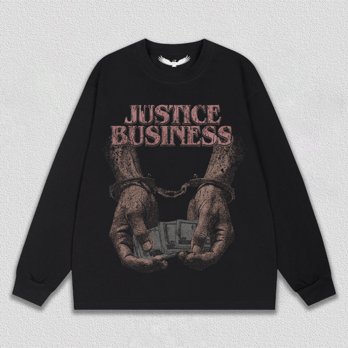"Justice Business" Themed T-Shirt