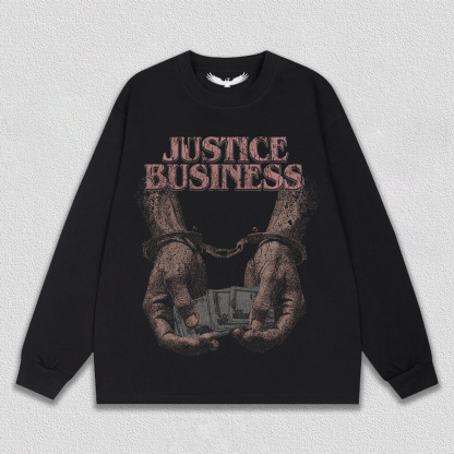 "Justice Business" Themed T-Shirt