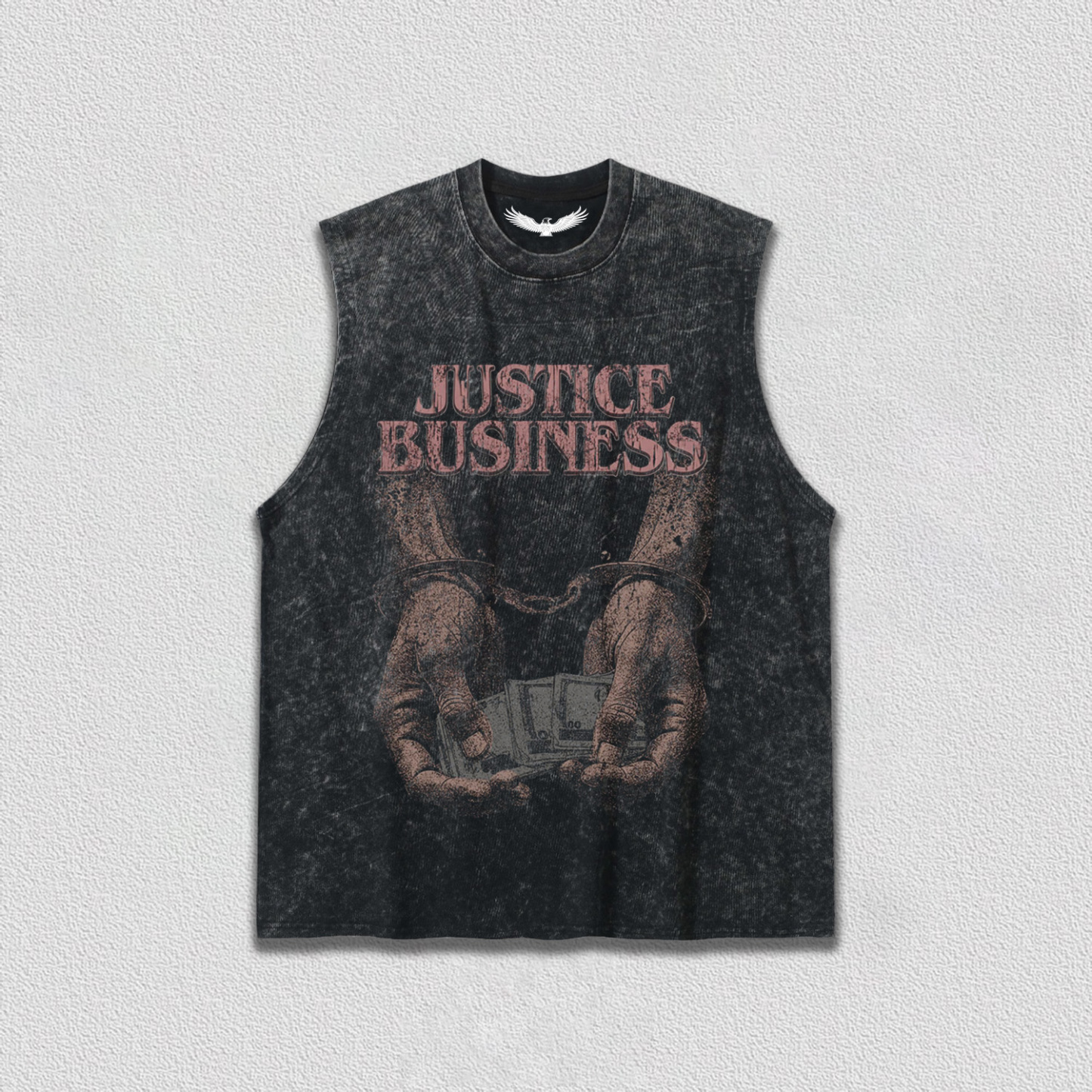 "Justice Business" Themed T-Shirt