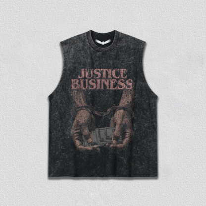 "Justice Business" Themed T-Shirt