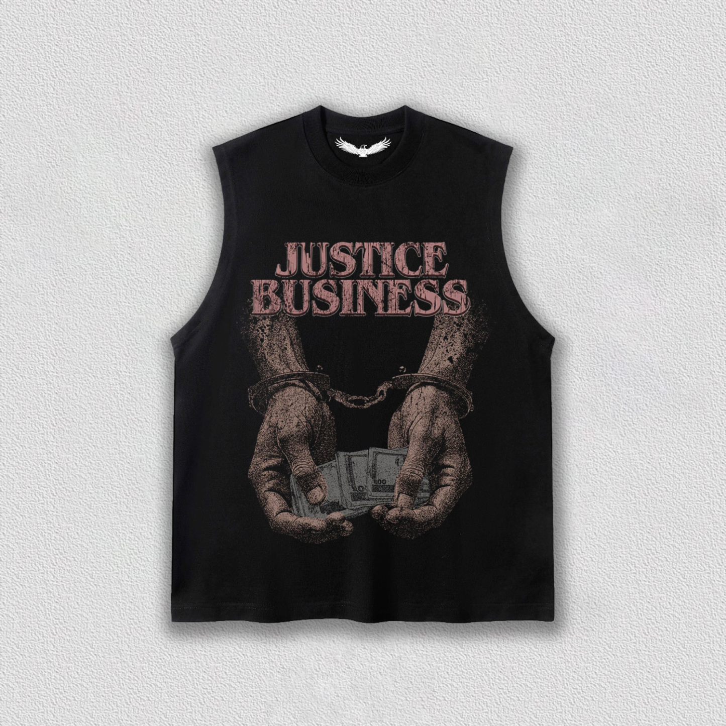 "Justice Business" Themed T-Shirt