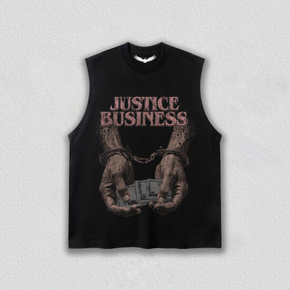 "Justice Business" Themed T-Shirt