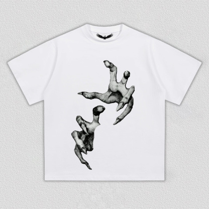 "Bizarre Hands" Art Printed T-Shirt