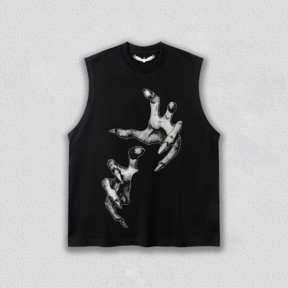 "Bizarre Hands" Art Printed T-Shirt