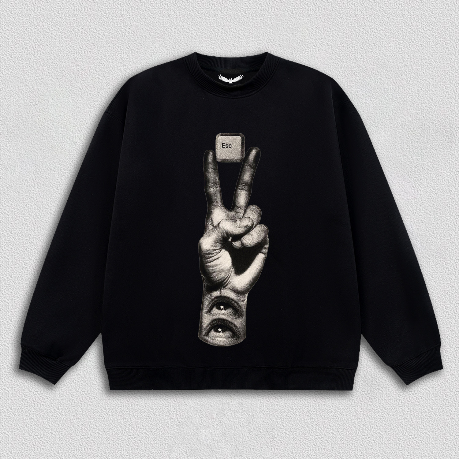 "Esc Key and Gesture" Art Printed T-Shirt