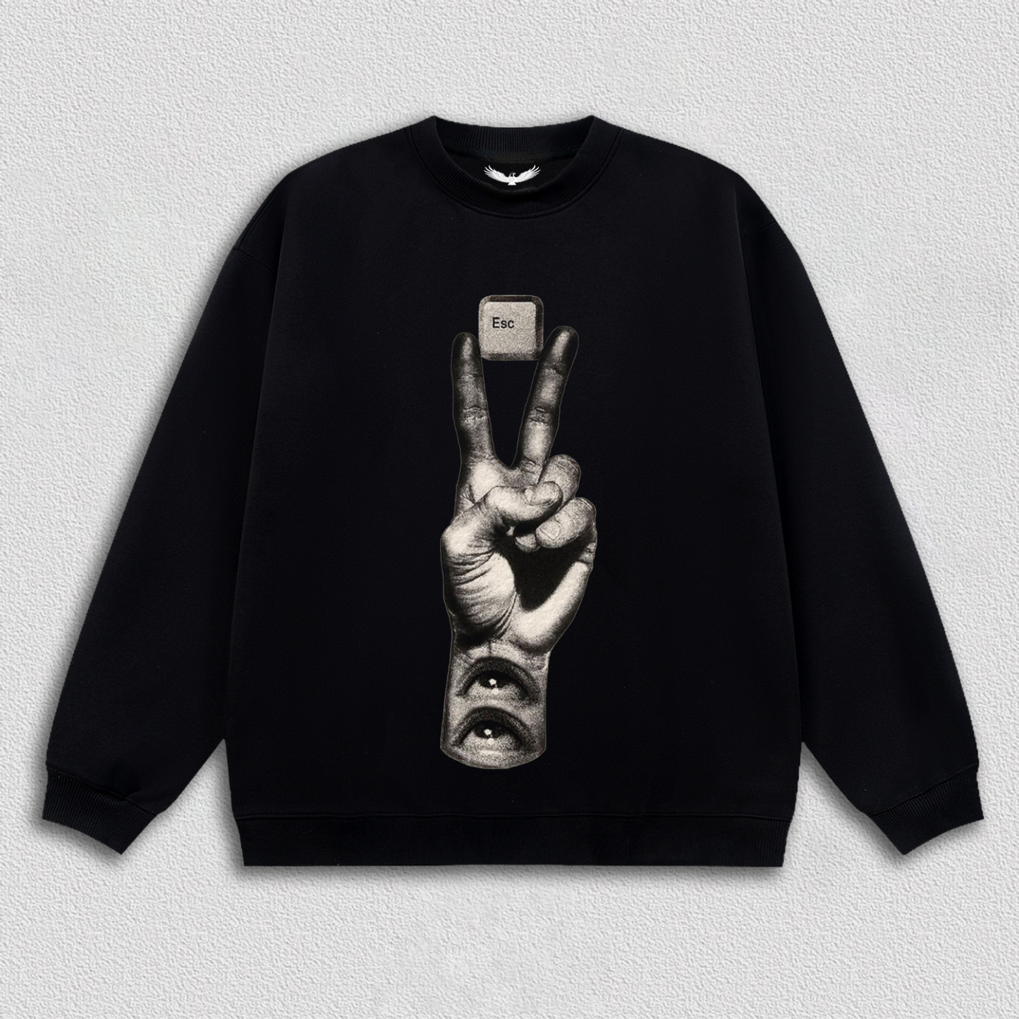 "Esc Key and Gesture" Art Printed T-Shirt