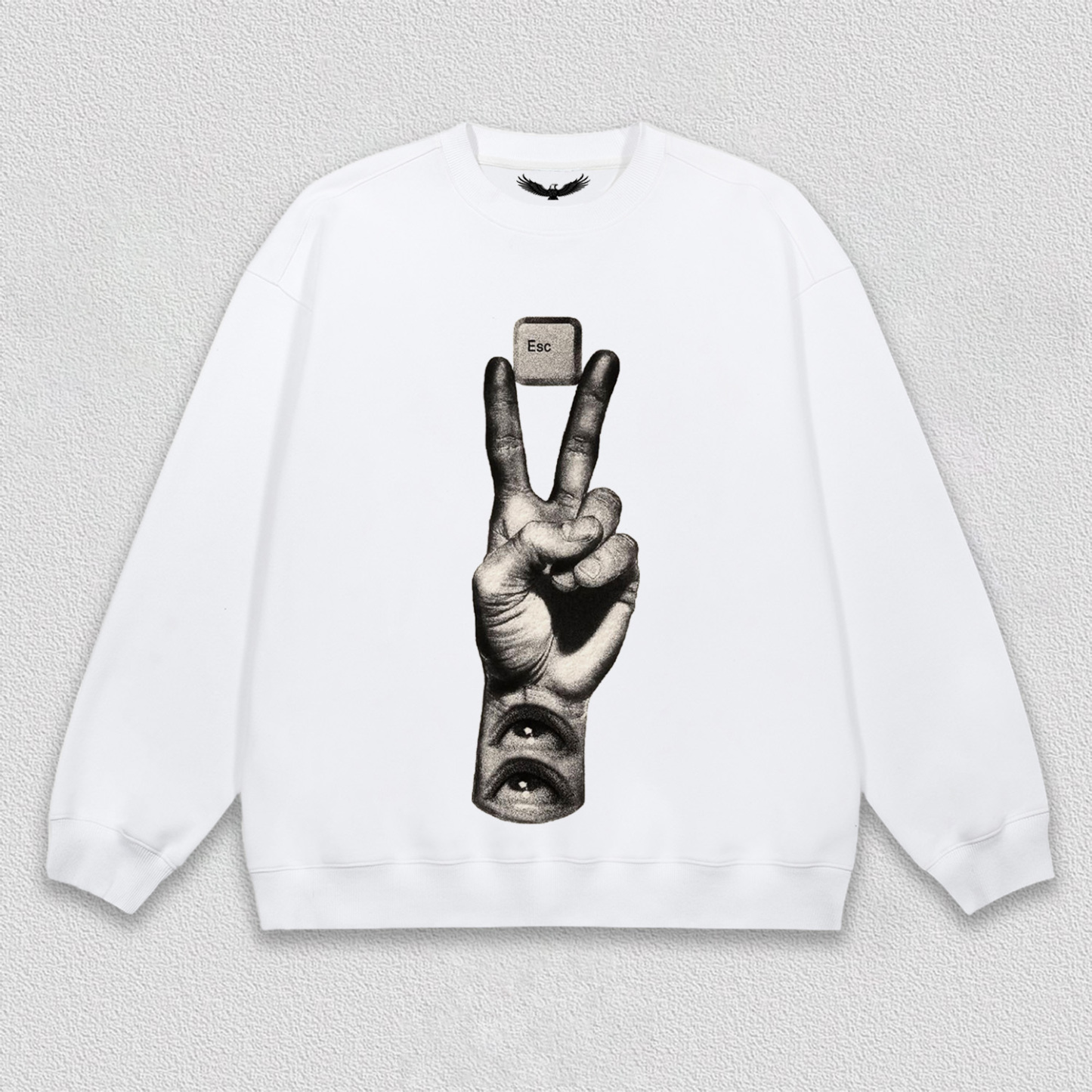 "Esc Key and Gesture" Art Printed T-Shirt