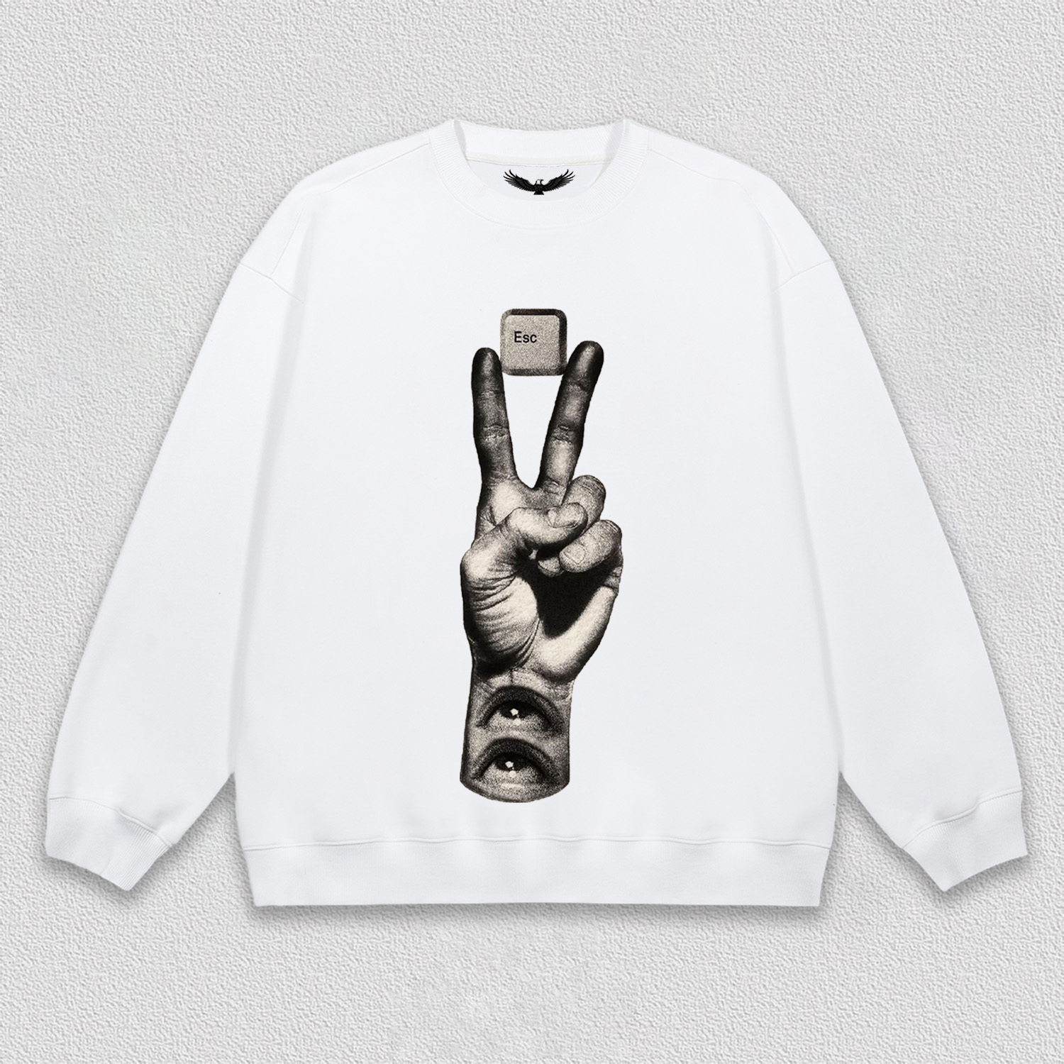 "Esc Key and Gesture" Art Printed T-Shirt