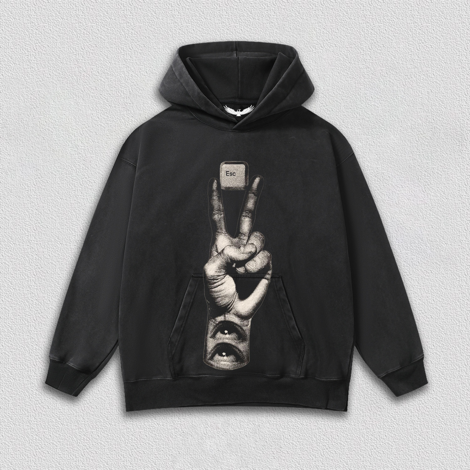 "Esc Key and Gesture" Art Printed T-Shirt