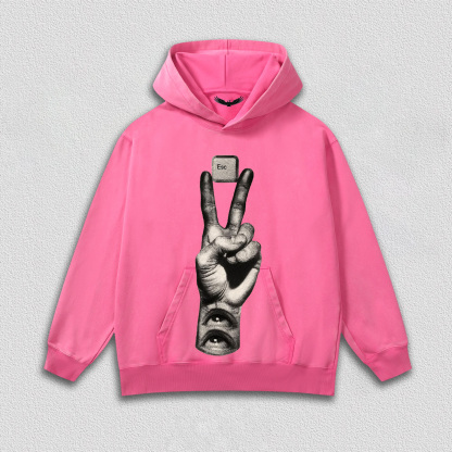 "Esc Key and Gesture" Art Printed T-Shirt