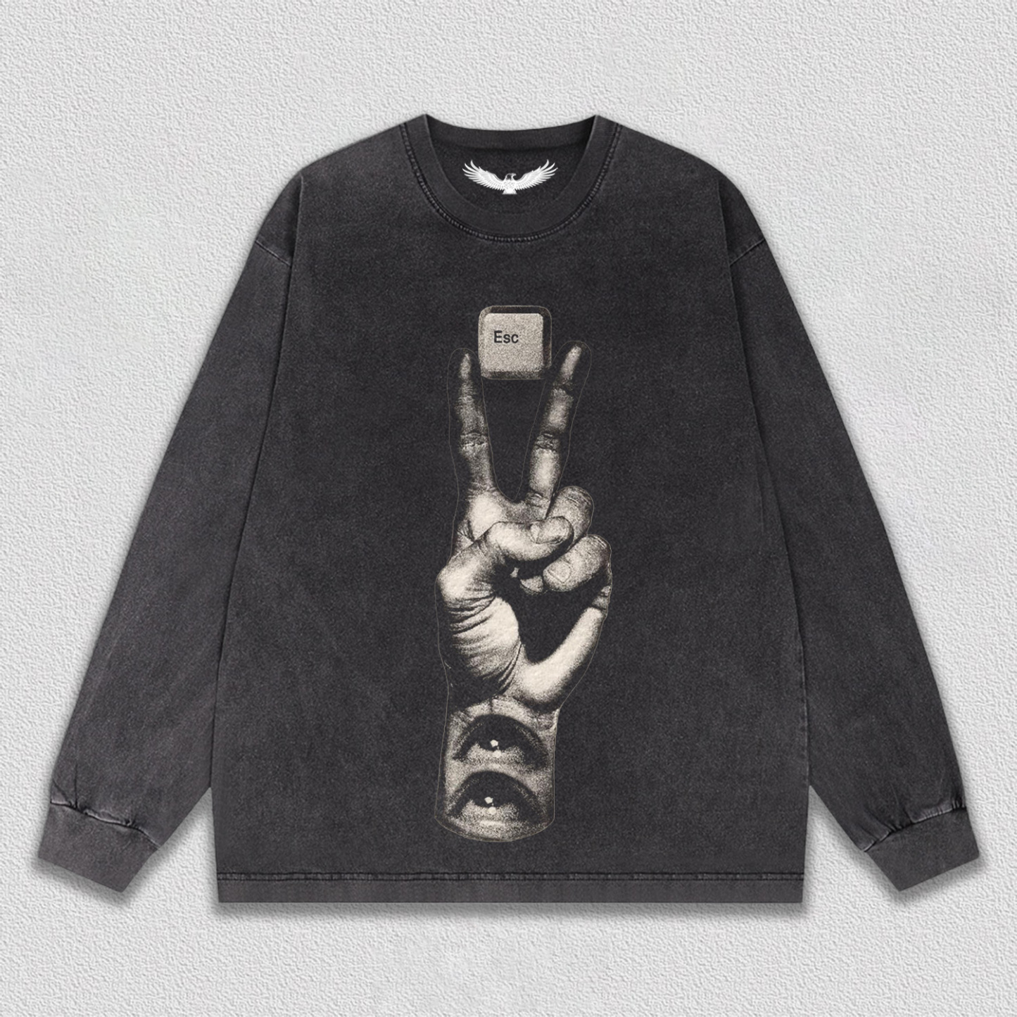 "Esc Key and Gesture" Art Printed T-Shirt