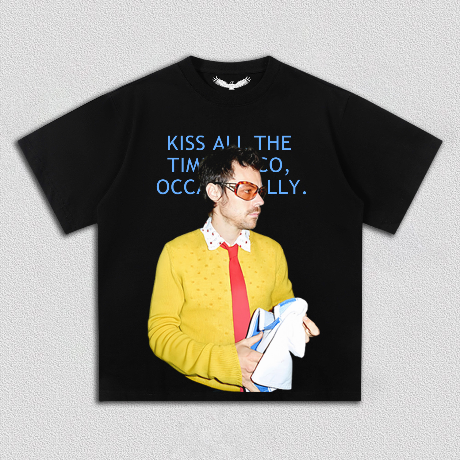 HARRY STYLES & KISS ALL THE TIME TEE 4.2