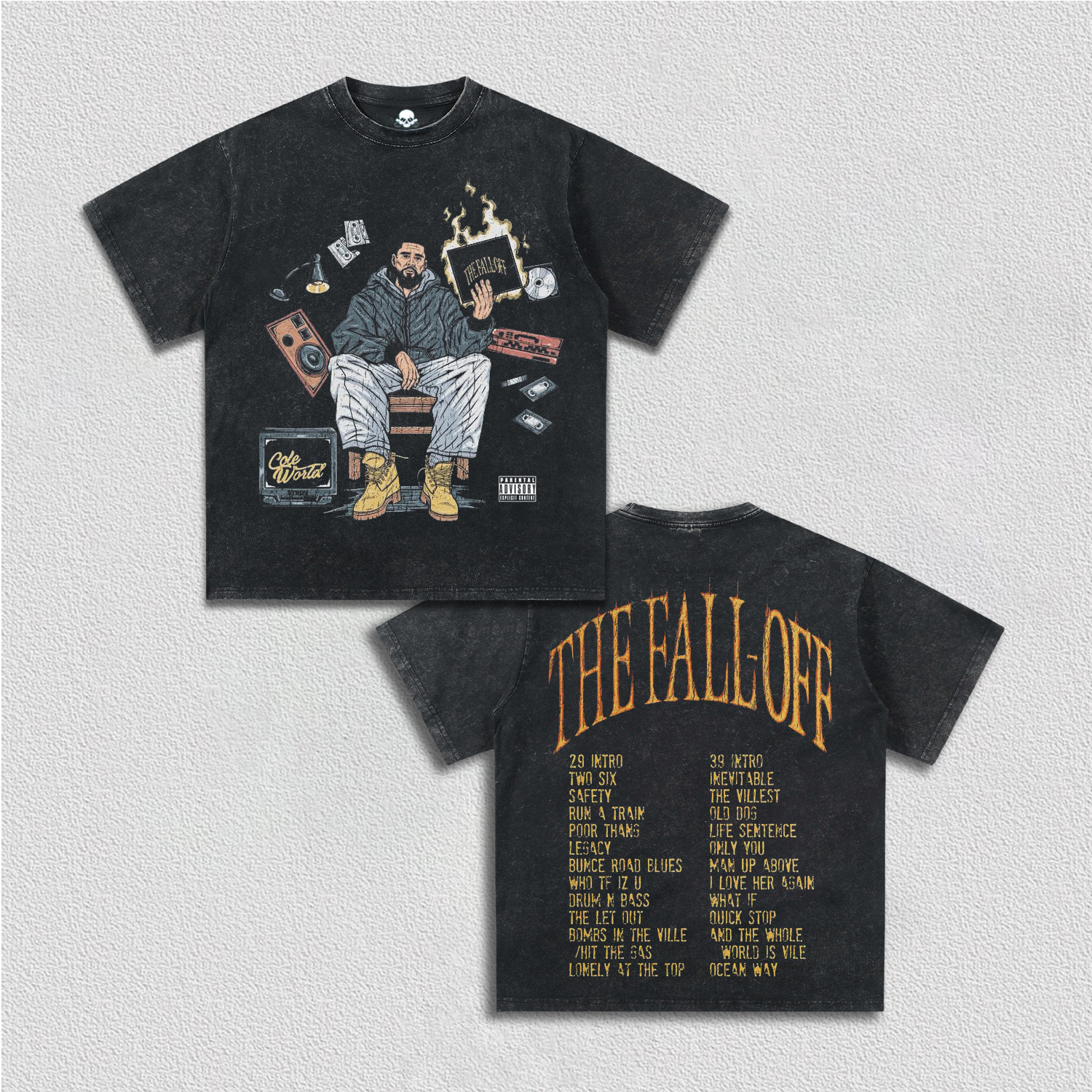 J. Cole Tee&Hoodie 4.6