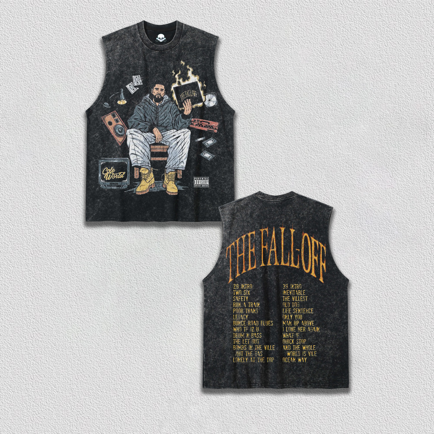 J. Cole Tee&Hoodie 4.6