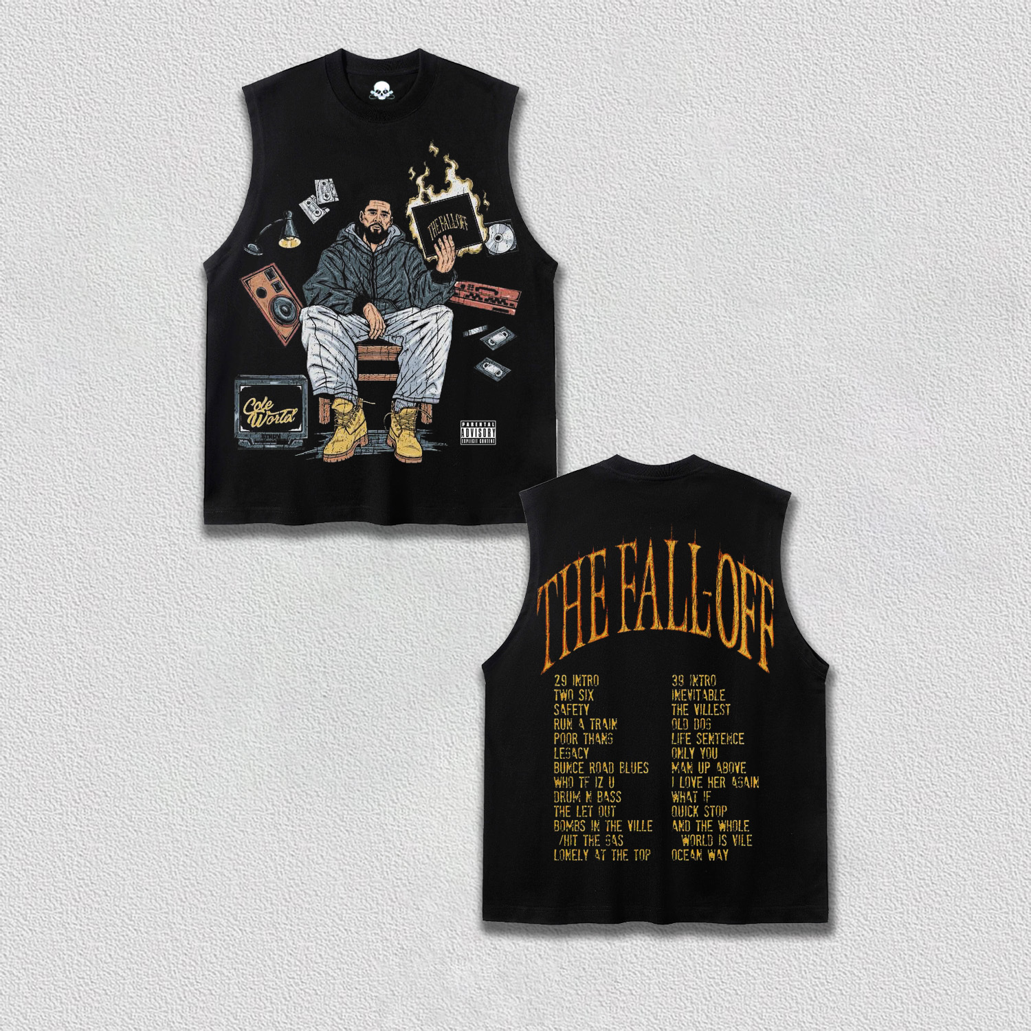 J. Cole Tee&Hoodie 4.6