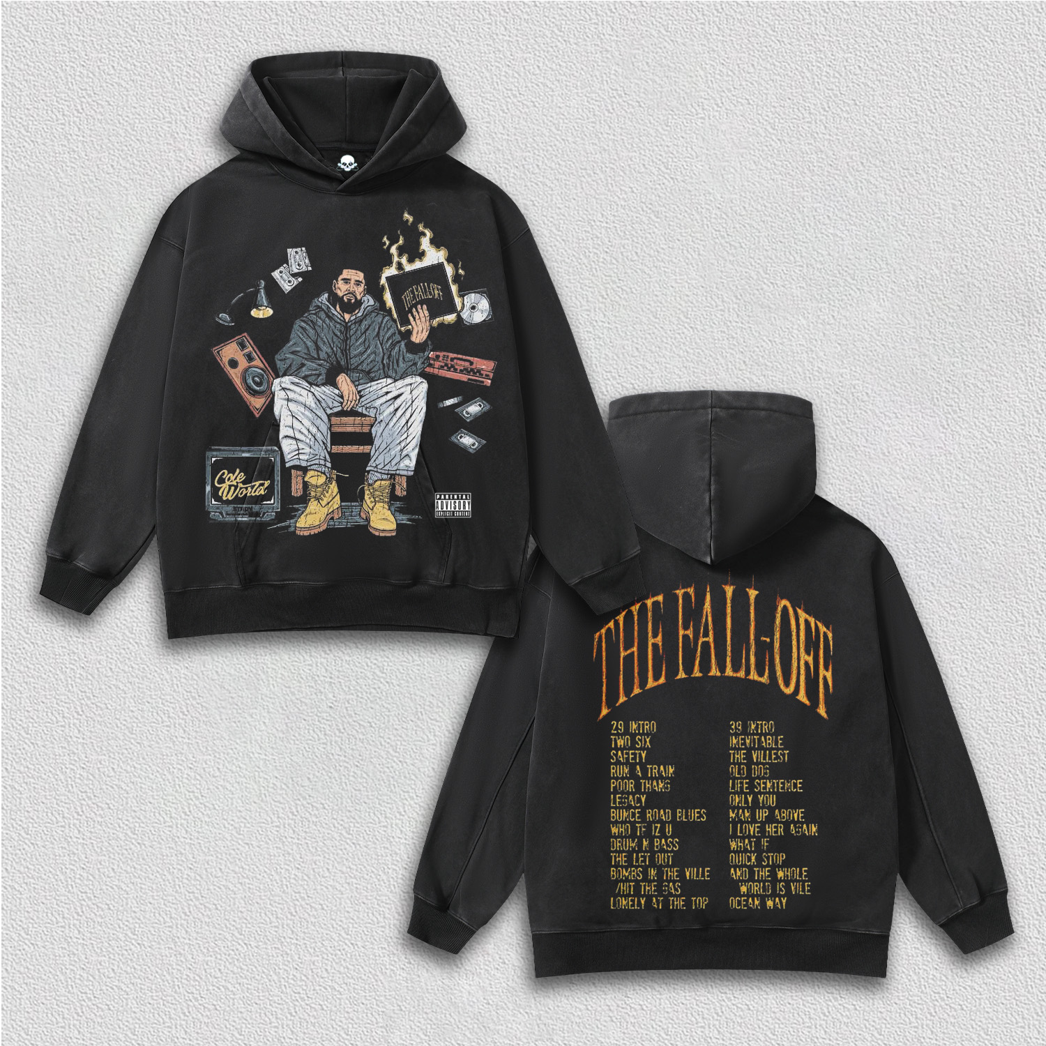 J. Cole Tee&Hoodie 4.6