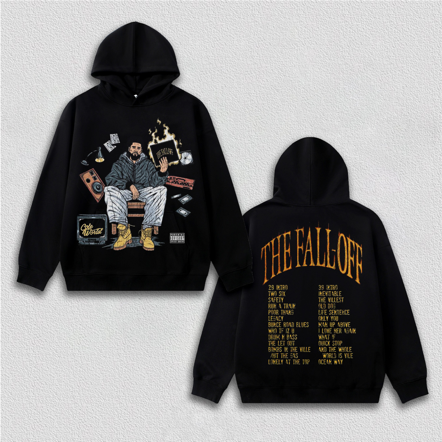 J. Cole Tee&Hoodie 4.6