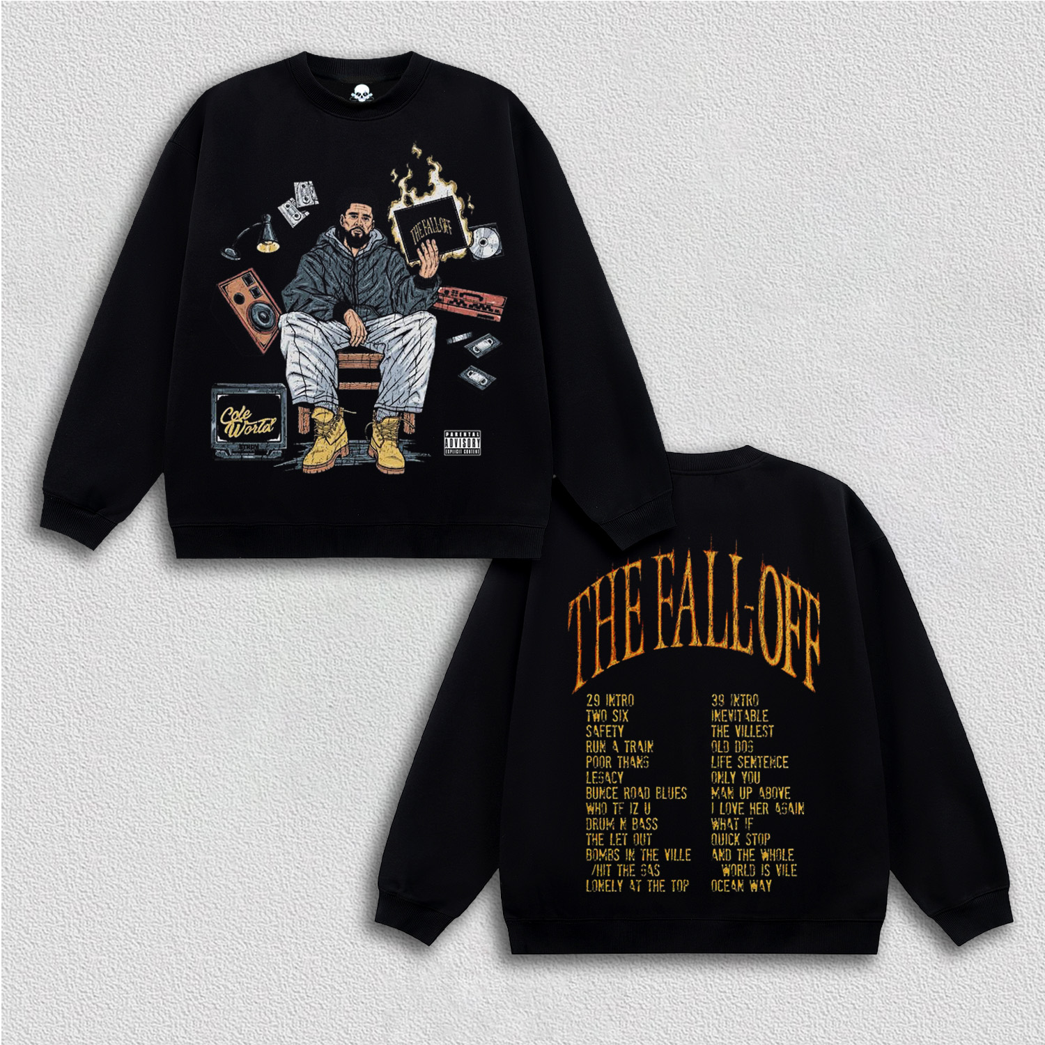J. Cole Tee&Hoodie 4.6