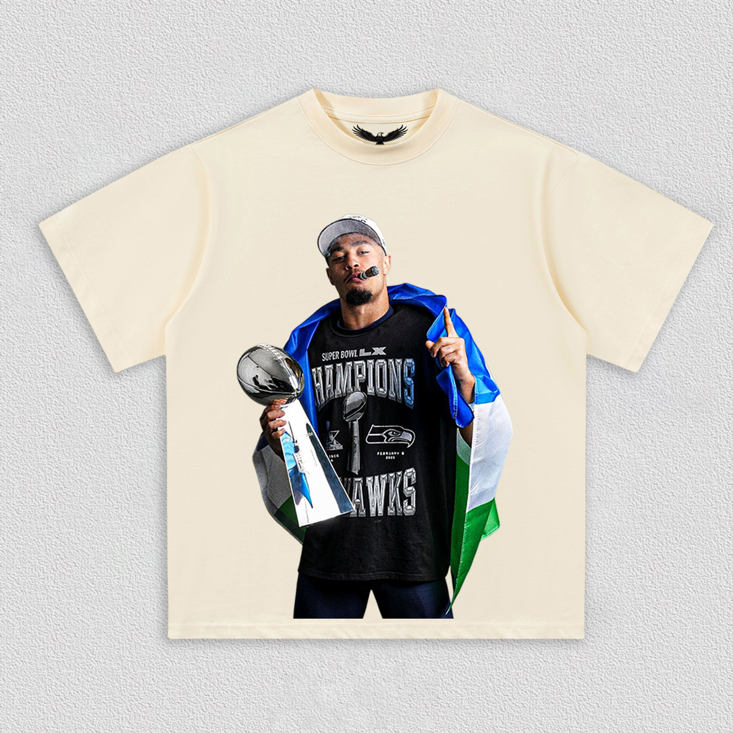 JAXON SMITH-NJIGBA IS A SUPER BOWL CHAMPION  TEE  