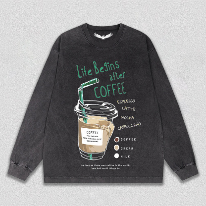 LIFE BEGINS AFTER COFFEE T-Shirt