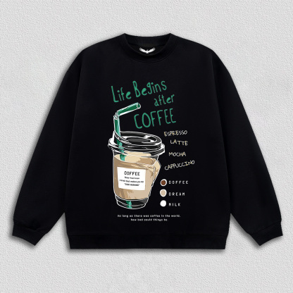 LIFE BEGINS AFTER COFFEE T-Shirt