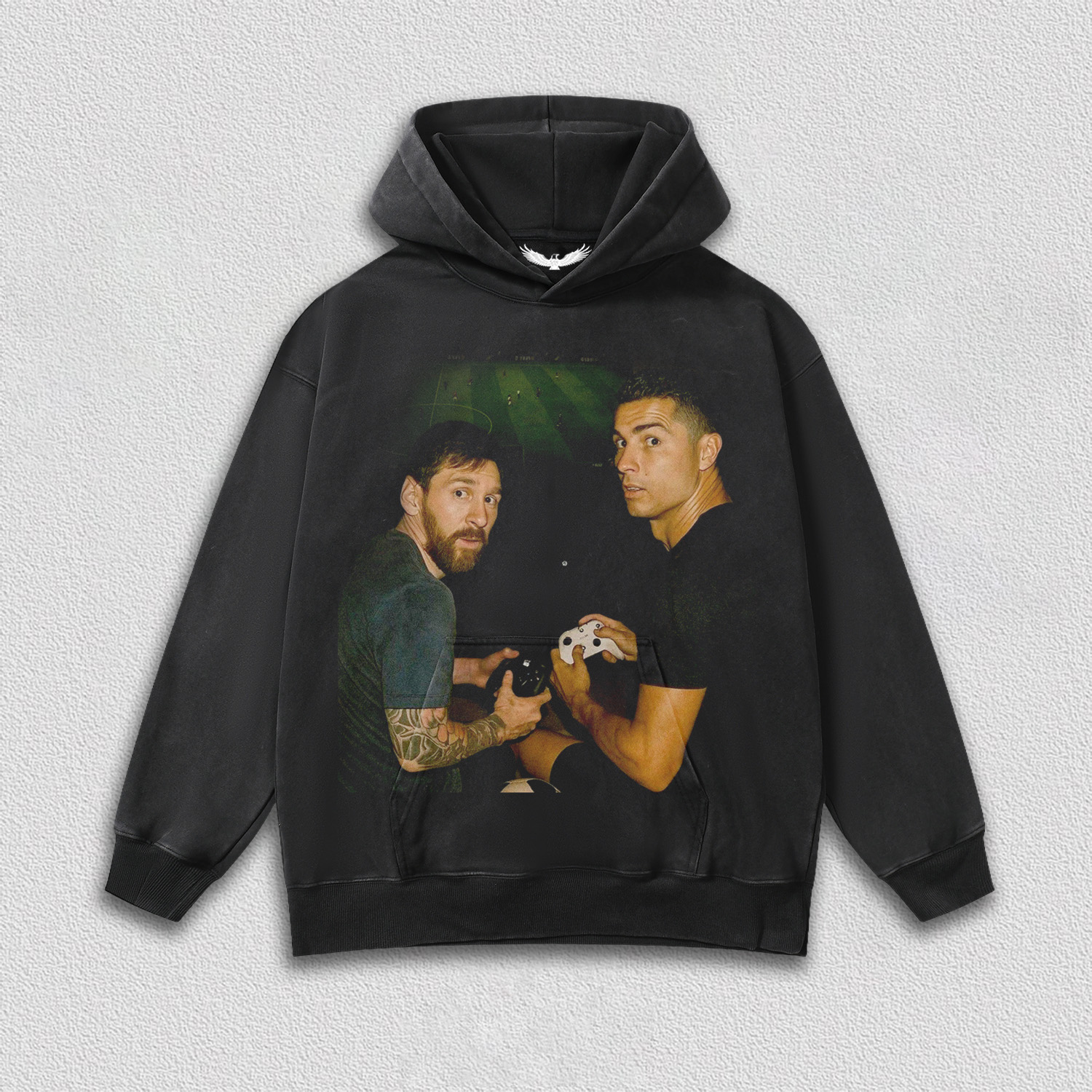 CRISTIANO RONALDO & LIONEL MESSI TEE&HOODIE 