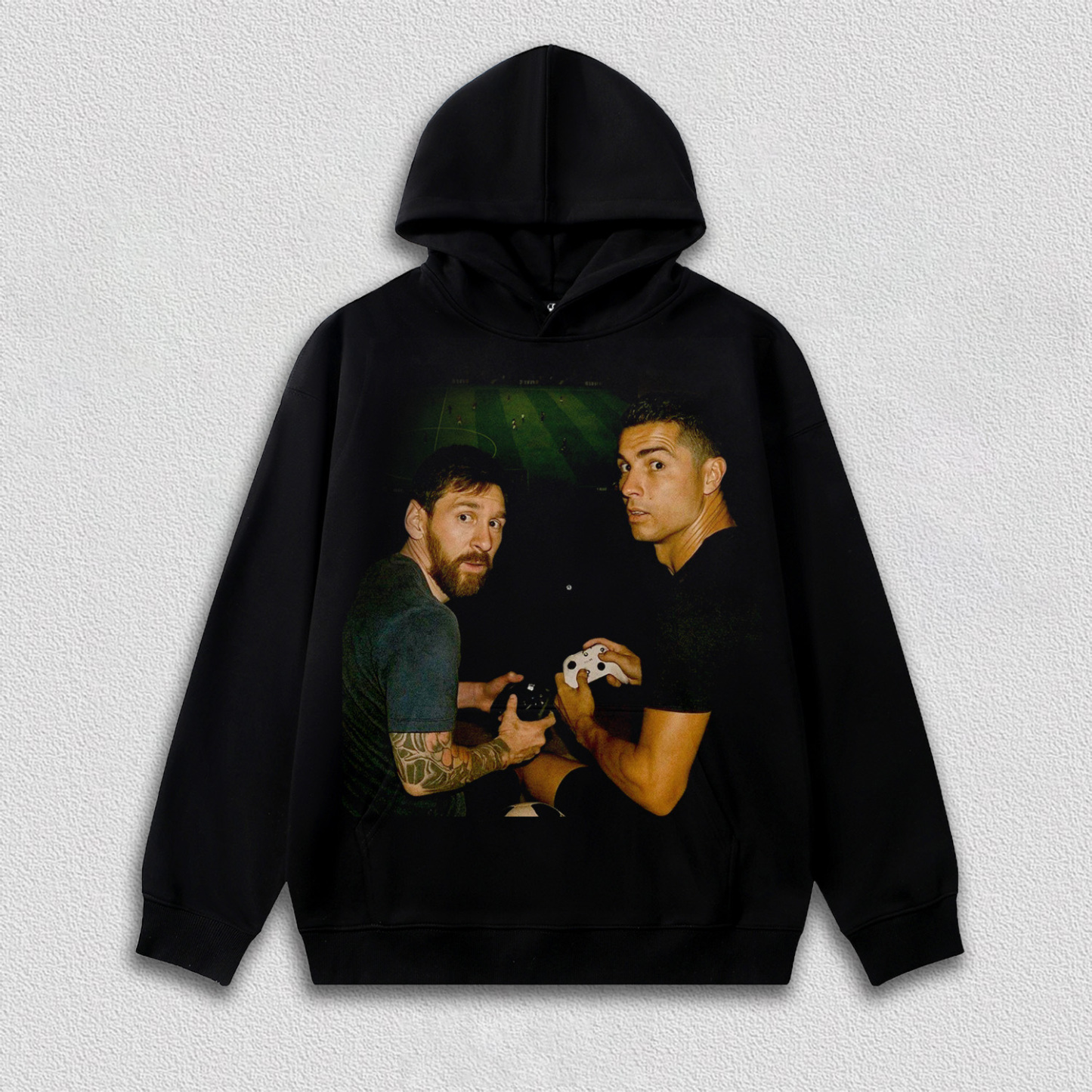CRISTIANO RONALDO & LIONEL MESSI TEE&HOODIE 