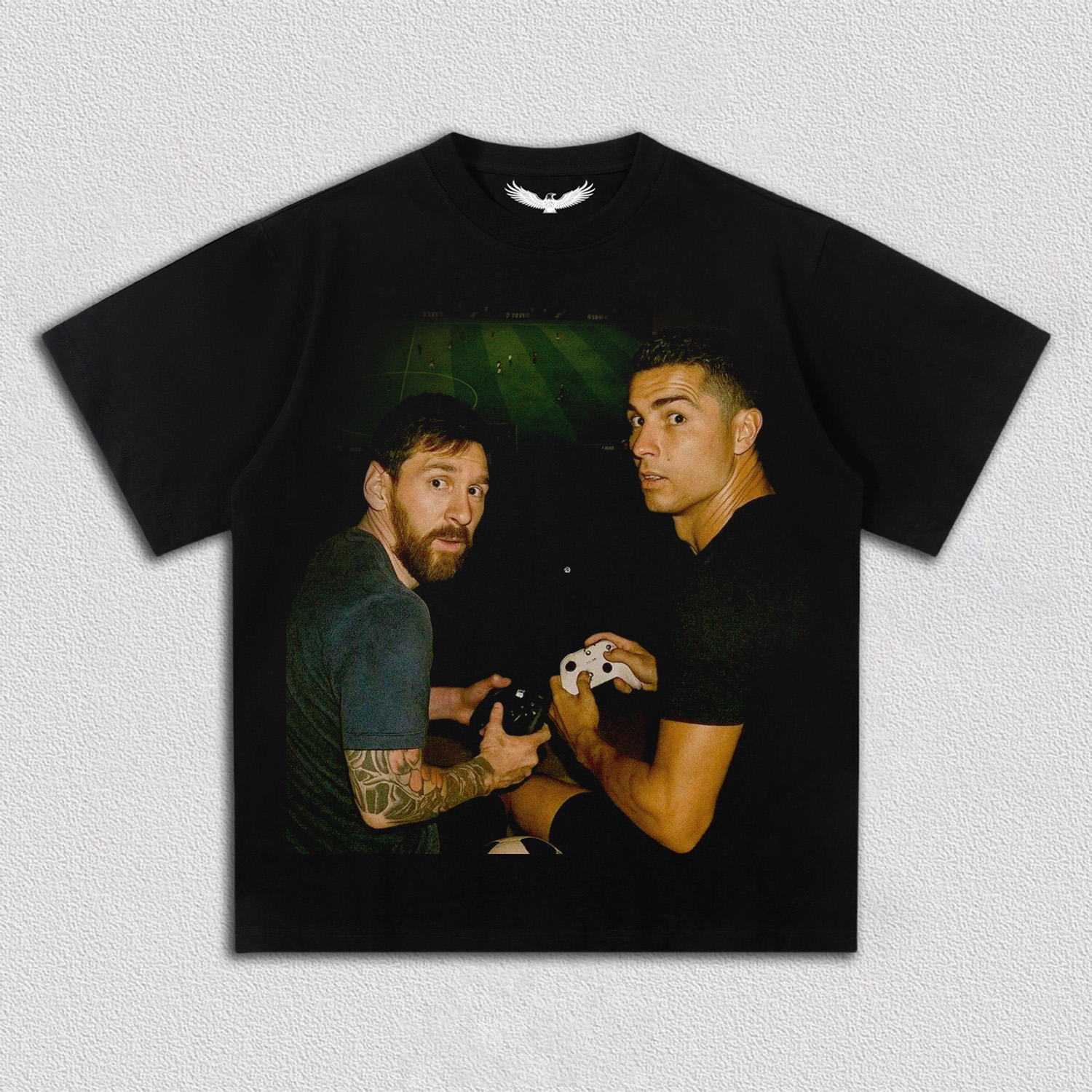 CRISTIANO RONALDO & LIONEL MESSI TEE&HOODIE 