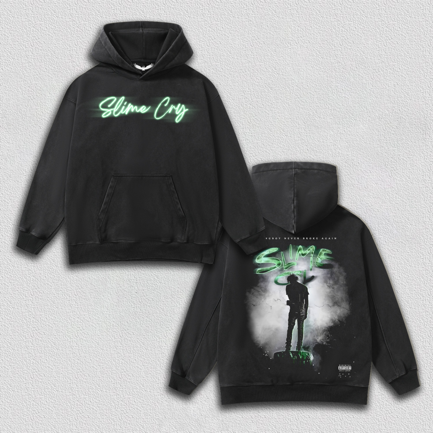 NBA Youngboy & SLIME CRY TEE&HOODIE 3.5