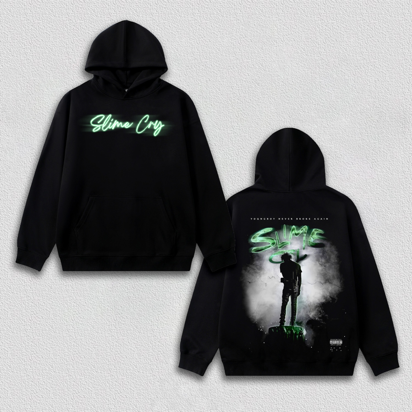 NBA Youngboy & SLIME CRY TEE&HOODIE 3.5