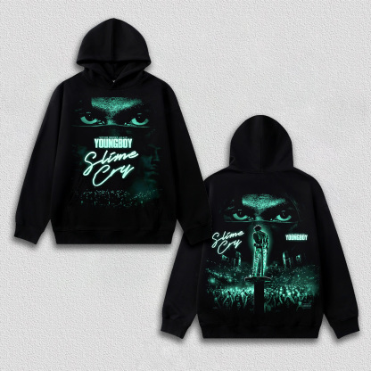 NBA Youngboy & SLIME CRY TEE&HOODIE 3.4