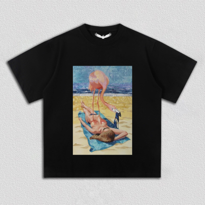 Flamingo Beach Tease