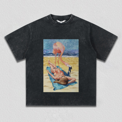 Flamingo Beach Tease