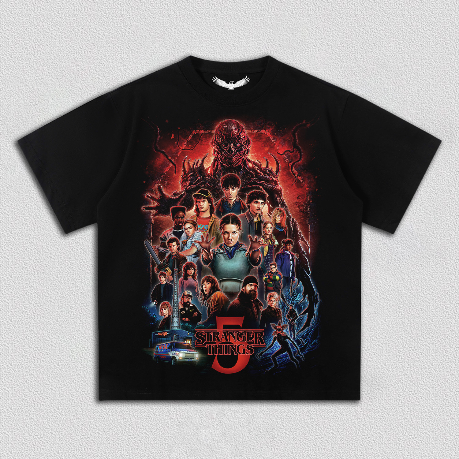 STRANGER THINGS 5.0 TEE & HOODIE